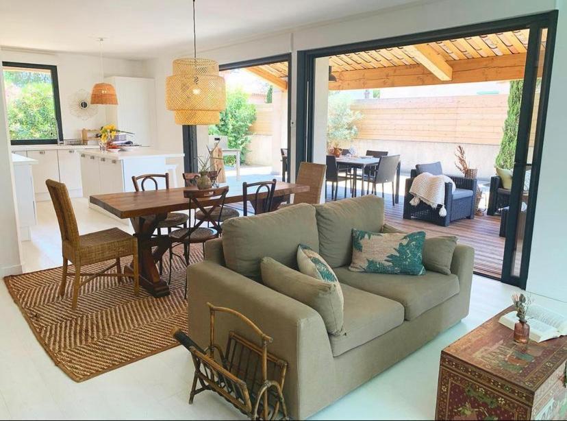 Le Petit Bali Spacieuse Villa Pour 8 Avec Piscine Сен-Сиприен Экстерьер фото